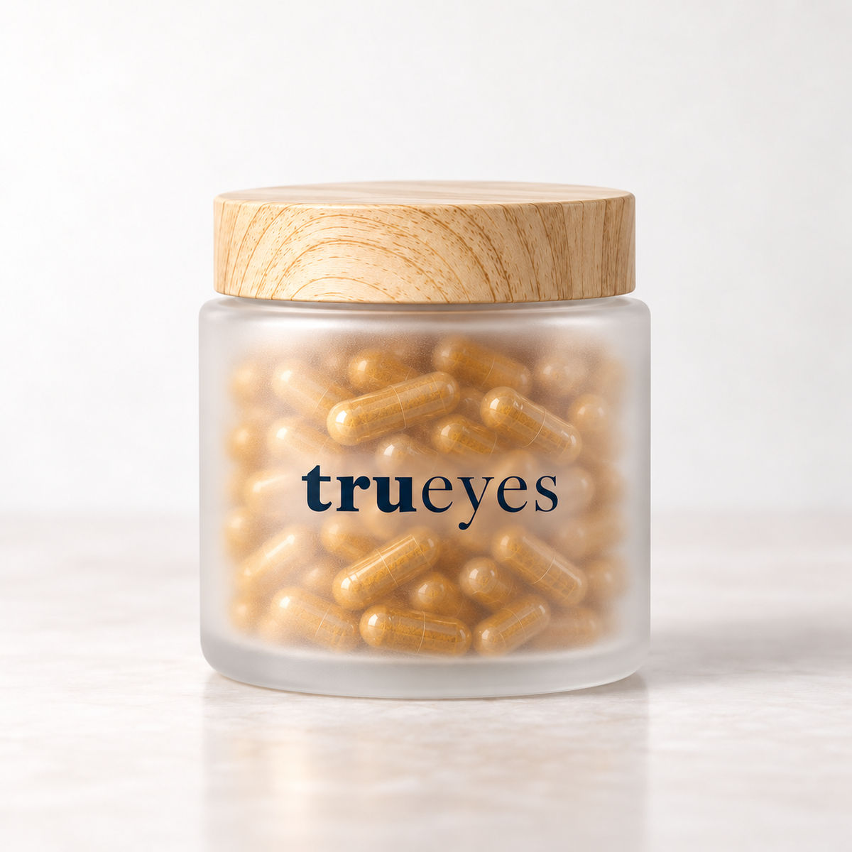 Frosted Bamboo Jar